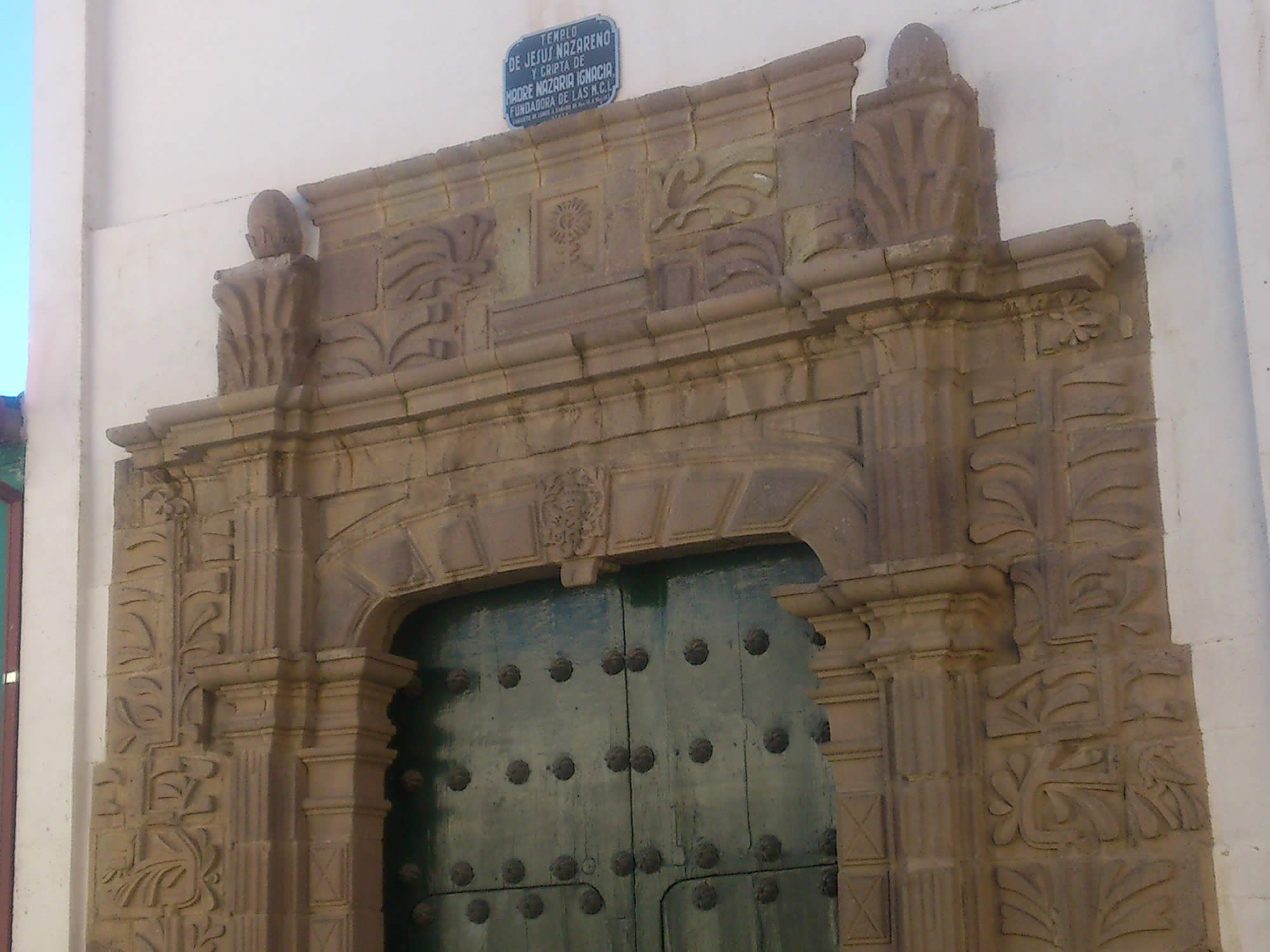 La Portada del Beaterio, Oruro