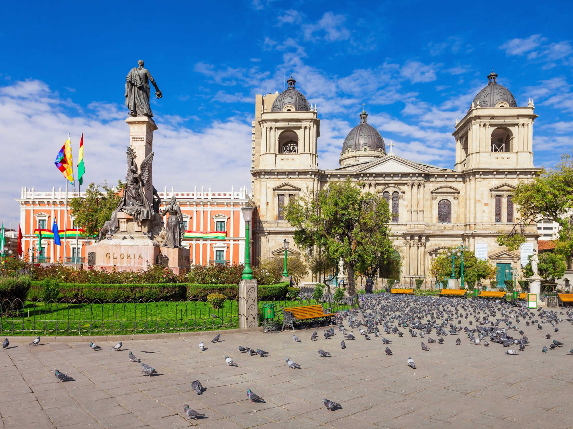 Cathedral and Plaza Murillo