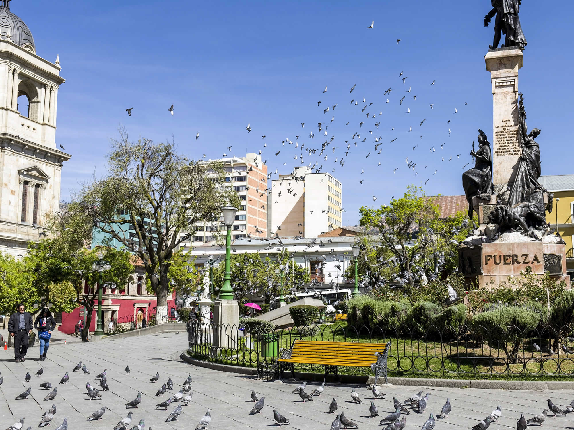 Cathedral and Plaza Murillo